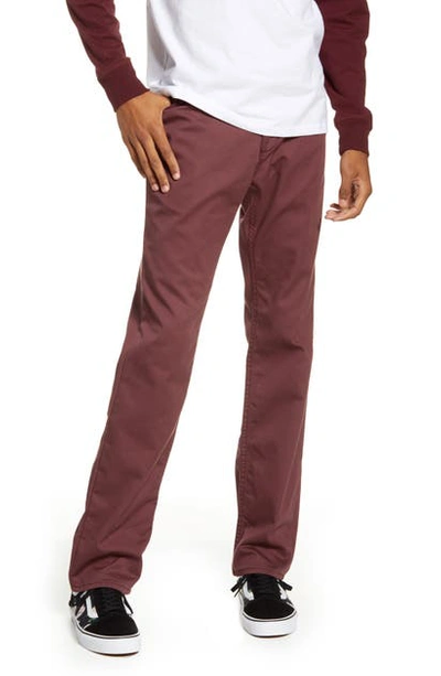 Shop Vans V56 Standard Fit Av Covina Pants In Port