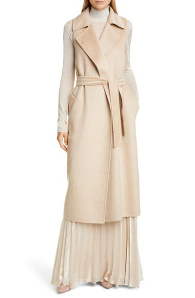 Shop Max Mara Agar 2-in-1 Double Face Camel Hair & Cashmere Trench Coat