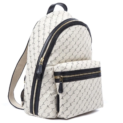 Shop Stella Mccartney Falabella Go Monogram Backpack In Multi