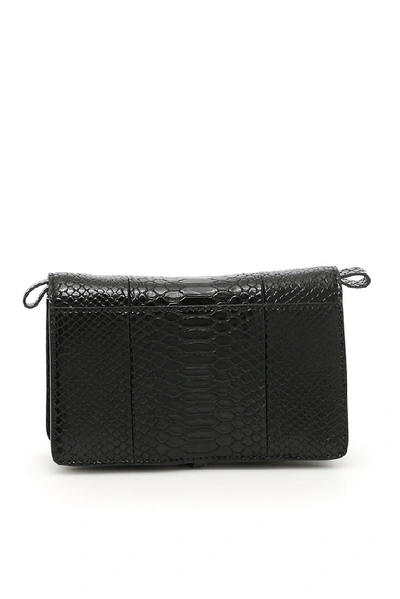 Shop Stella Mccartney Mini Flo Shoulder Bag In Black