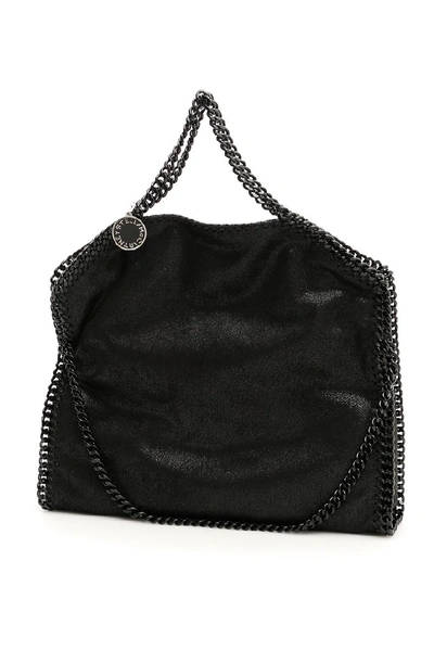 Shop Stella Mccartney Falabella Foldover Tote Bag In Black