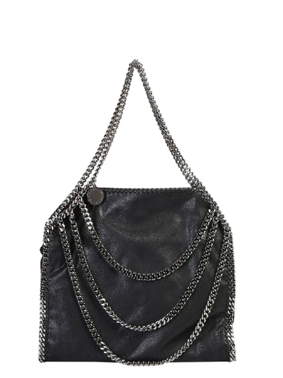 Shop Stella Mccartney Falabella Chain Details Tote Bag In Black