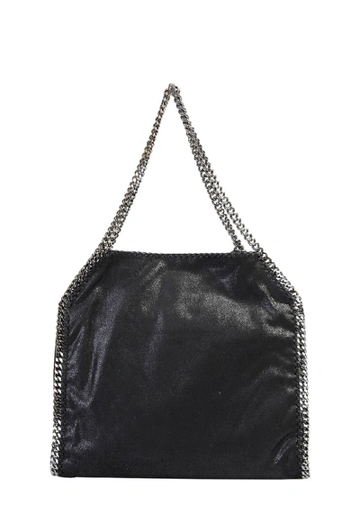 Shop Stella Mccartney Falabella Chain Details Tote Bag In Black