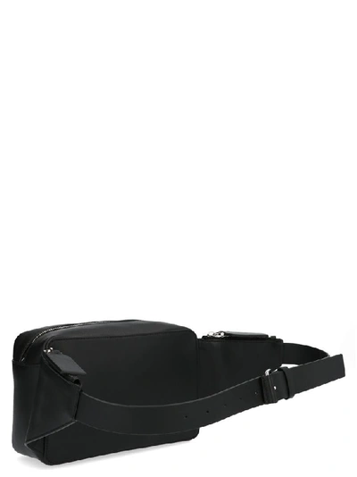 Shop Valentino Vlogo Belt Bag In Black