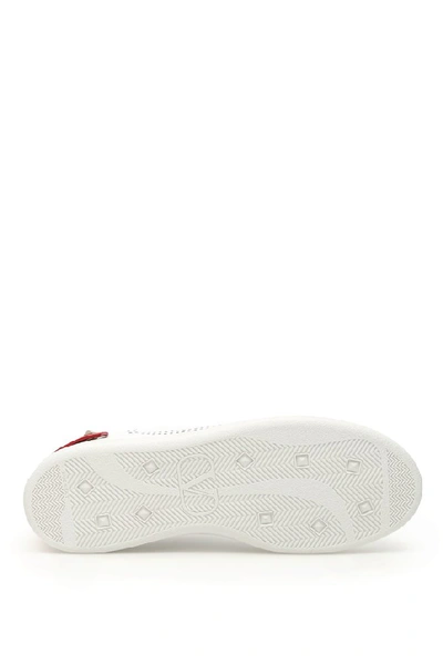 Shop Valentino Garavani Vlogo Studded Sneakers In Multi