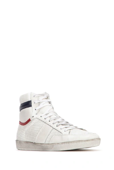 Shop Saint Laurent Court Classic Sneakers In White