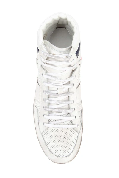 Shop Saint Laurent Court Classic Sneakers In White