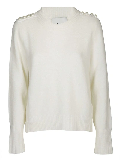 Shop 3.1 Phillip Lim / フィリップ リム 3.1 Phillip Lim Pearl Embellished Sweater In White