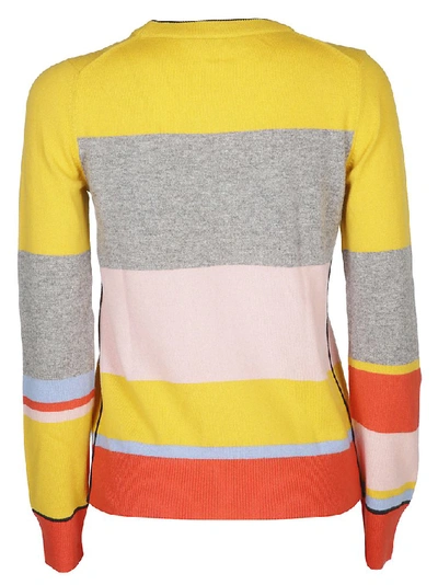 Shop Tory Burch Striped Sweater In Multi