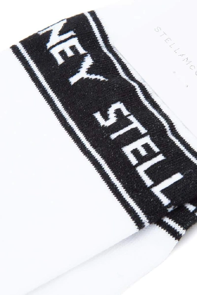 Shop Stella Mccartney Logo Socks In White