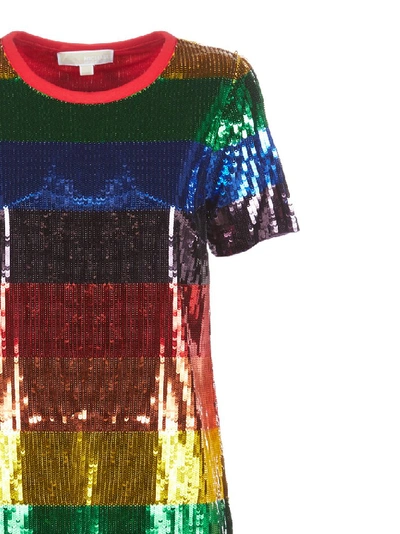 Shop Michael Michael Kors Rainbow Sequin Dress In Multi