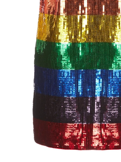 Shop Michael Michael Kors Rainbow Sequin Dress In Multi