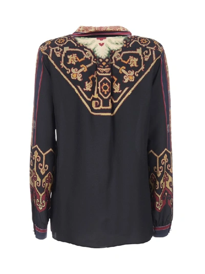 Shop Etro Printed Shirt In Multi