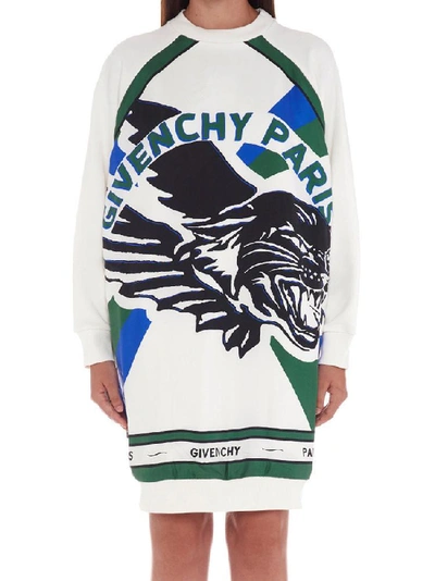 Shop Givenchy Wing Dress In White