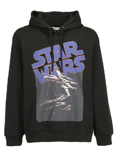 Shop Etro Star War Hoodie In Black