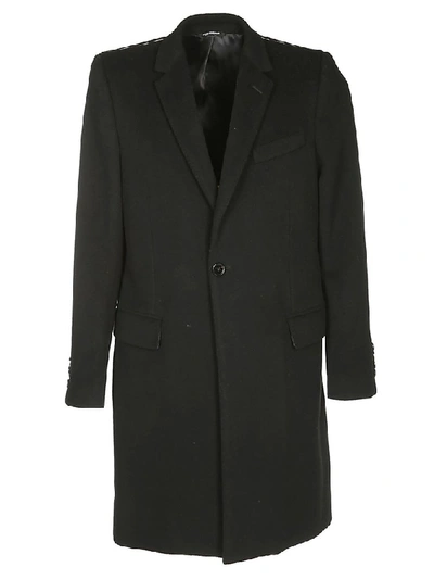 Shop Dolce & Gabbana Single Breasted Tailored Coat In Black
