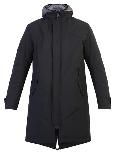 Shop Herno Padded Parka Coat In Black