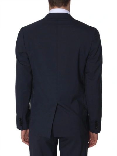 Shop Dior Homme Single Breasted Jacket In Blue