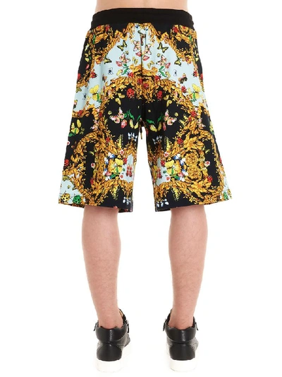 Shop Versace Jeans Couture Baroque Print Bermuda Shorts In Multi