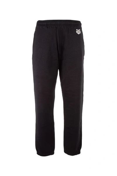 Shop Kenzo Tiger Patch Track Pants In Black