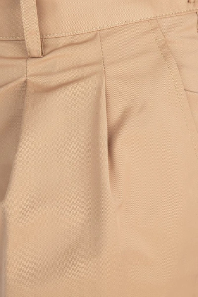 Shop Valentino Pleated Straight Pants In C85