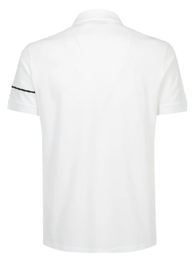 Shop Givenchy Logo Embroidered Polo Shirt In White