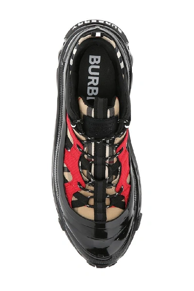 Shop Burberry Arthur Vintage Check Sneakers In A7026