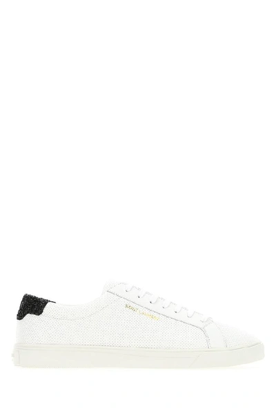 Shop Saint Laurent Andy Low Top Sneakers In White