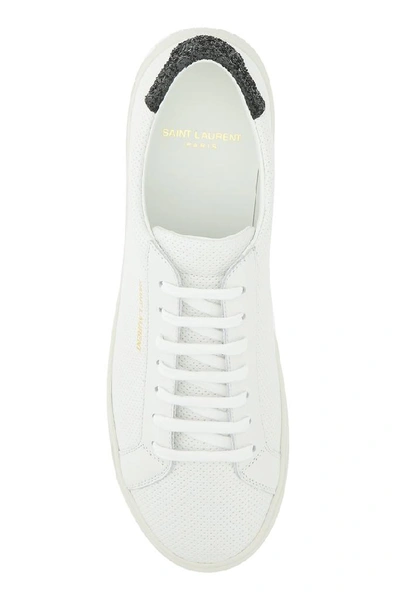 Shop Saint Laurent Andy Low Top Sneakers In White