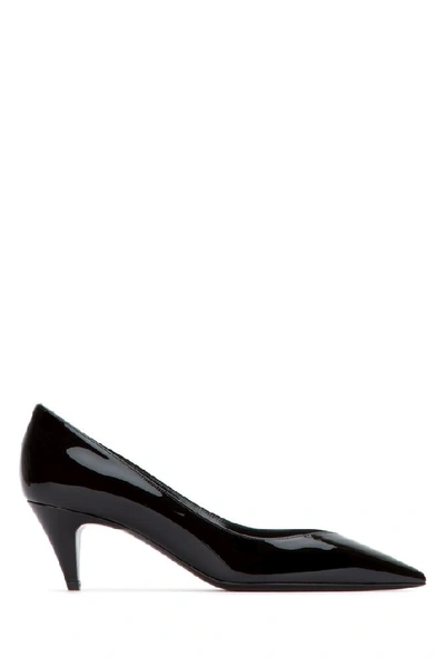 Shop Saint Laurent Kiki Pumps In Black