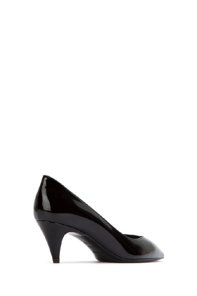 Shop Saint Laurent Kiki Pumps In Black