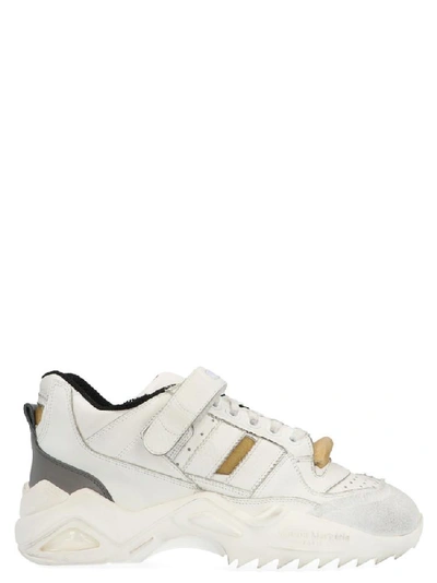 Shop Maison Margiela Retro Fit Low Top Sneakers In White