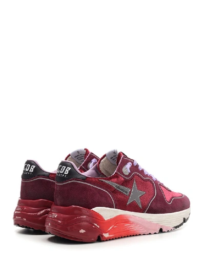 Shop Golden Goose Deluxe Brand Running Sole Sneakers In Red