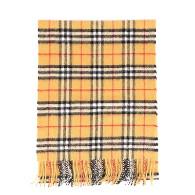 Shop Burberry Vintage Check Scarf In Multi