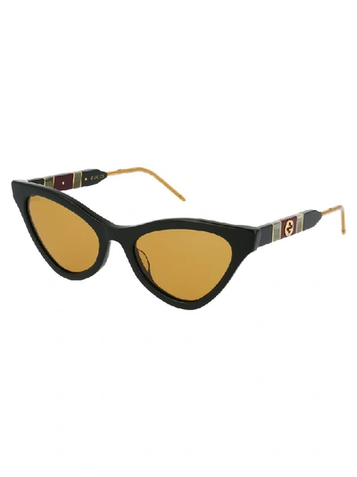 Shop Gucci Eyewear Cat In Multi