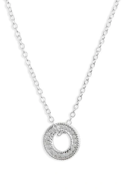 Shop Anna Beck Circle Of Life Pendant Necklace In Silver