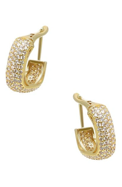 Shop Ettika Huggie Hoop Earrings In Gold