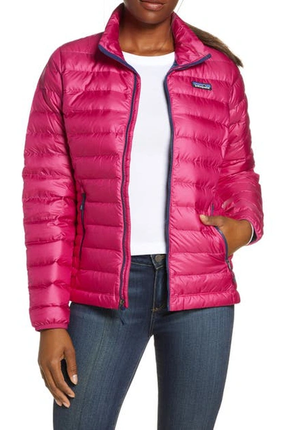 Shop Patagonia Down Jacket In Cftp Craft Pink