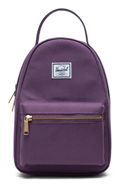 Shop Herschel Supply Co Mini Nova Backpack In Grape