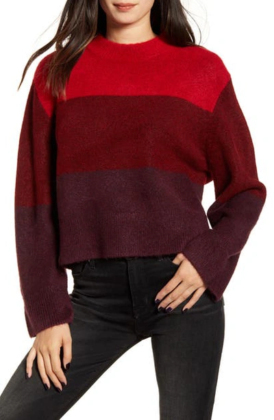 Shop Rebecca Minkoff Miller Love Sweater In Red Multi