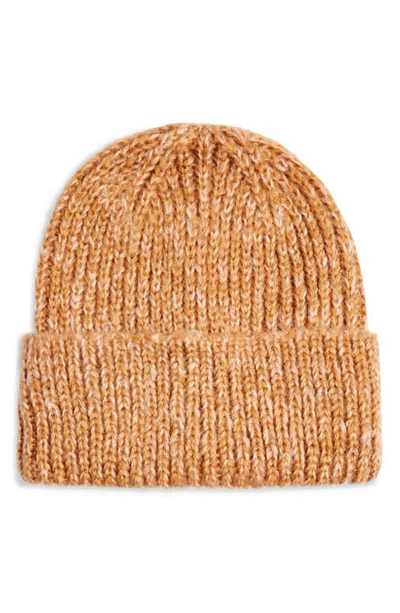 Shop Topshop Scandi Beanie In Camel