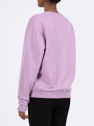 Shop Givenchy Distressed Purple Sweatshirt