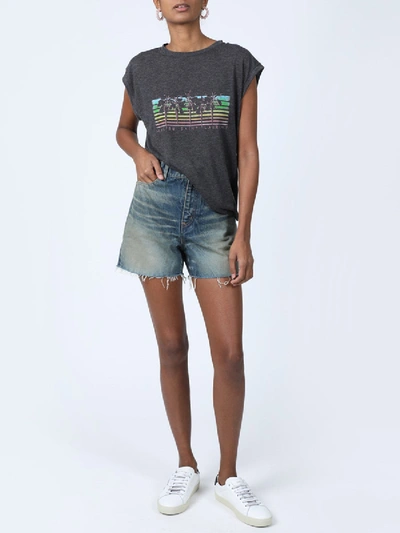 Shop Saint Laurent Malibu Palm Tree T-shirt