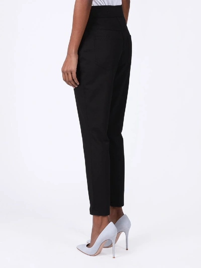Shop Alexander Wang High Waisted Legging With Snap Closure In Black