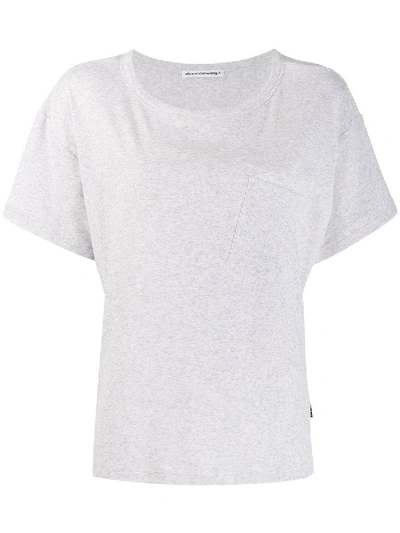 Shop Alexander Wang T Classic Pocket T-shirt Grey