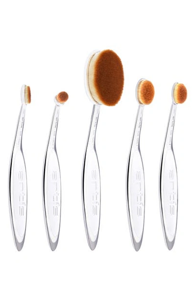 Shop Artis Elite 5-piece Brush Set In Mirror