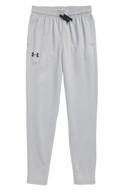 Shop Under Armour Brawler Tapered Sweatpants In Mod Gray/ Wire