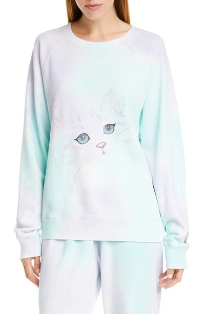 Shop Marc By Marc Jacobs The Airbrushed Sweatshirt In Lilac Multi