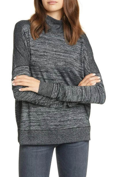 Shop Rag & Bone Avryl Turtleneck Sweater In Black Heather