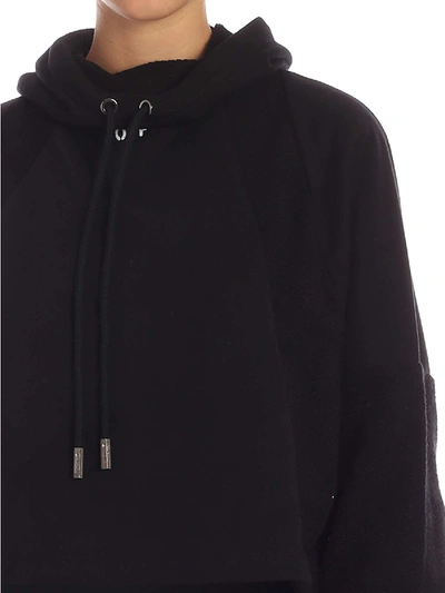 Shop Off-white Intarsia College Sweatshirt In Black